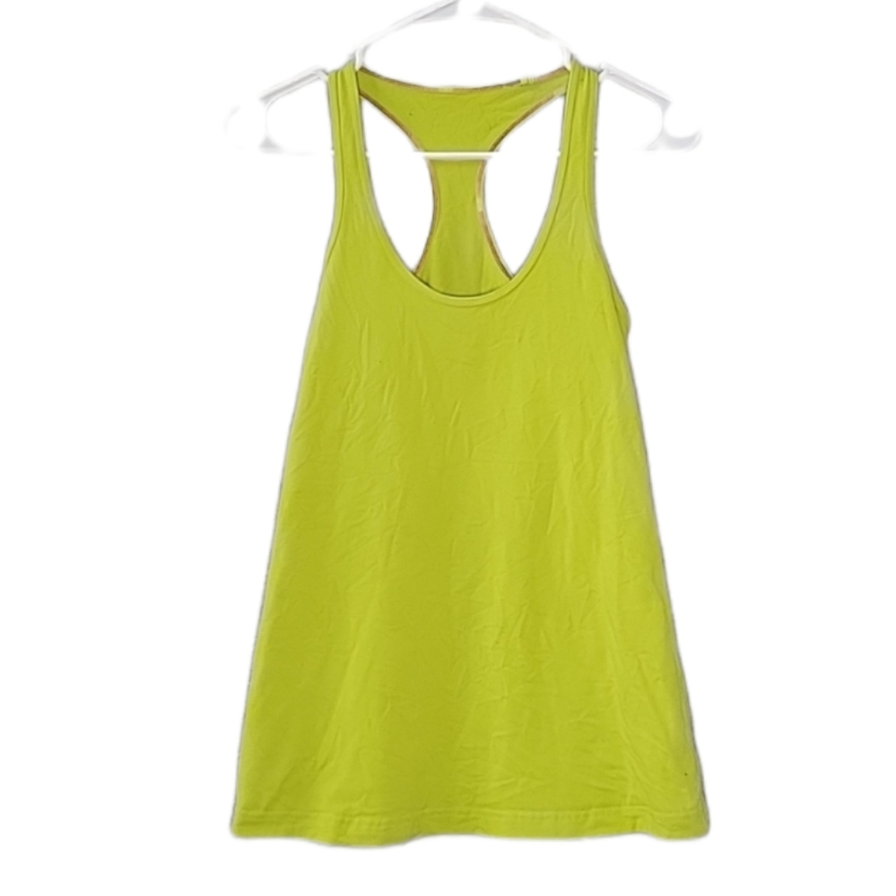 Lululemon Bright Yellow Racerback Workout Tanktop